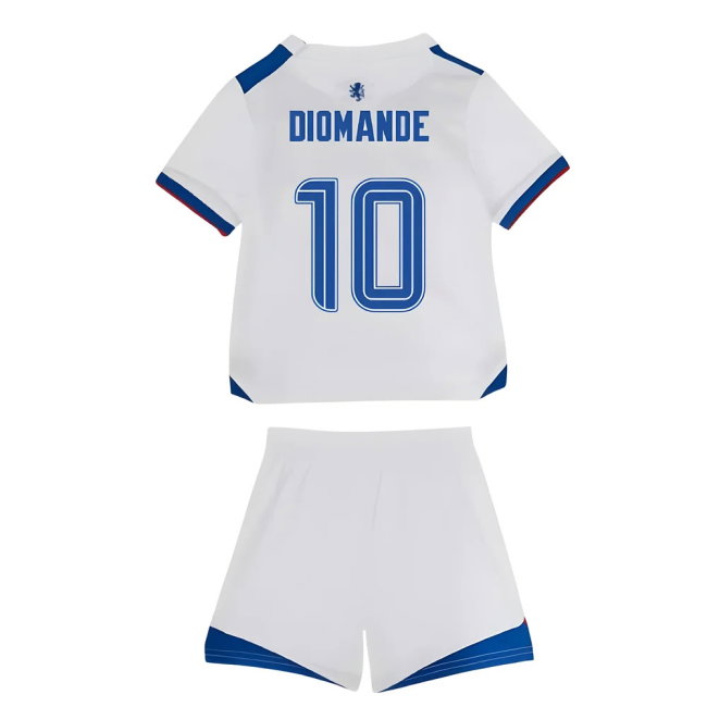 2025-2026 Rangers Away Baby Kit (Diomande 10)-SoccerKits Hub | Buy Soccer Jerseys Online